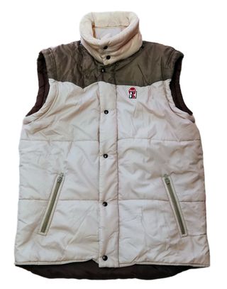 Piumino vintage Brunik con maniche rimovibili