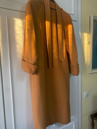 Abrigo paño SYNONYME naranja mujer