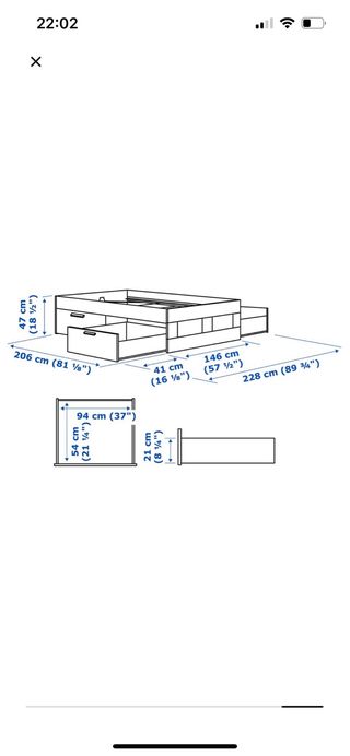 Cama Brimnes 140x200