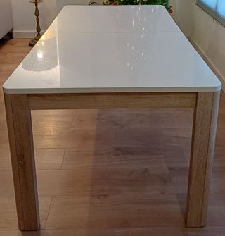 Mesa de comedor extensible madera