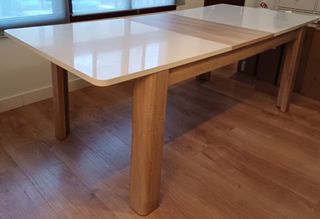 Mesa de comedor extensible madera