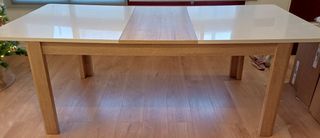 Mesa de comedor extensible madera