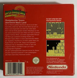 Super Mario Land 2 Game Boy PAL NOE