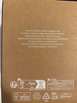 Due coppe Barista Mixologist Stemmed Glass