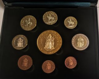 Monedas Euro Reino Unido 2003 prueba Estuche