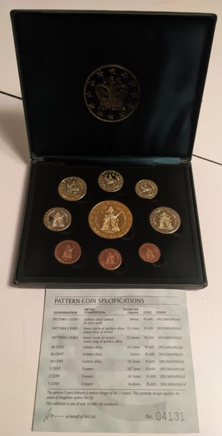 Monedas Euro Reino Unido 2003 prueba Estuche