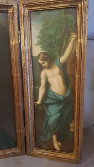 Tríptico Oratorio Plegable Madera