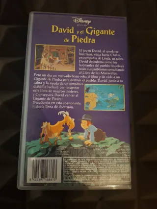 VHS David y el Gigante de Piedra (Español)