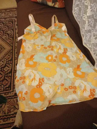 Camisón vintage floral talla única