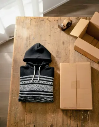 Jersey Bershka con capucha Talla M