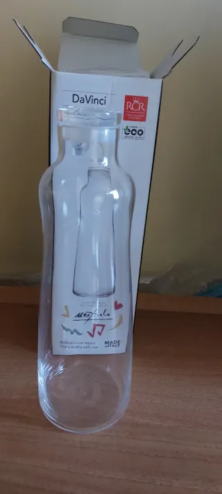 Bottiglia RCR DaVinci in vetro con tappo