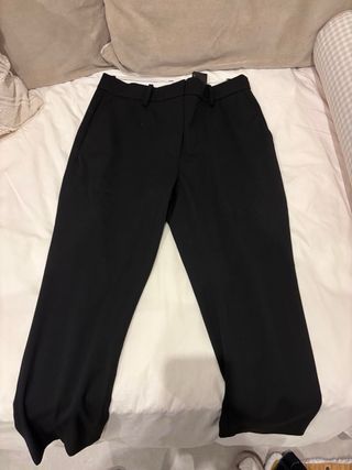 Pantalón de pinzas negro H&M