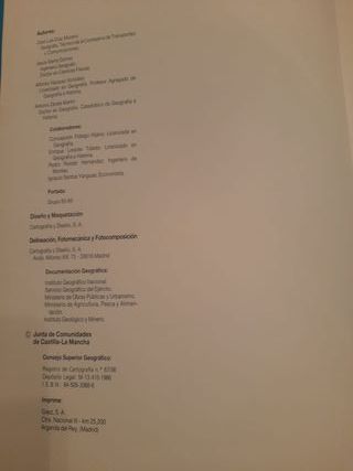 Atlas de Castilla-La Mancha - Edición 1986