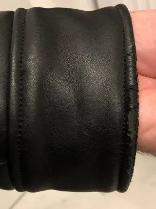 Giubbotto Montone Imbottito Chiodo Zara EcopelleXL