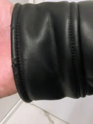 Giubbotto Montone Imbottito Chiodo Zara EcopelleXL