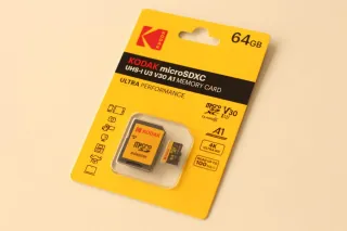 Tarjeta Micro SD Kodak 64GB.