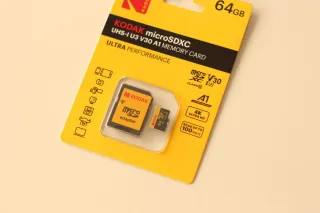 Tarjeta Micro SD Kodak 64GB.