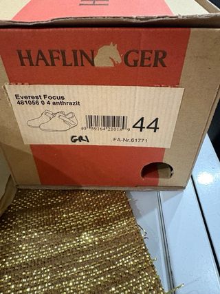 Haflinger Pantofole Uomo Ortopediche Grigie 44