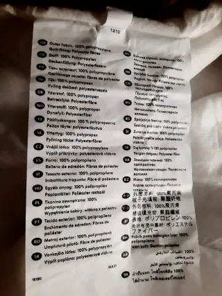 Relleno, Funda Nórdica y Almohada Ikea