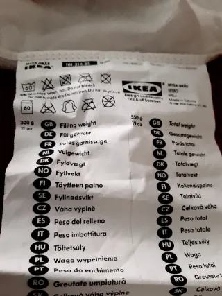 Relleno, Funda Nórdica y Almohada Ikea