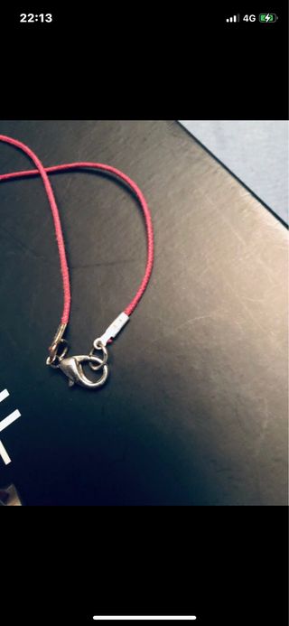 Collana Breil cuore argento e cordino rosa