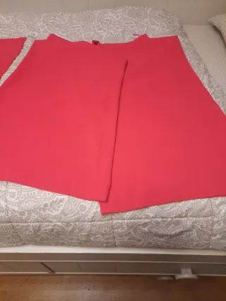 Traje pantalón Adolfo Dominguez Rojo