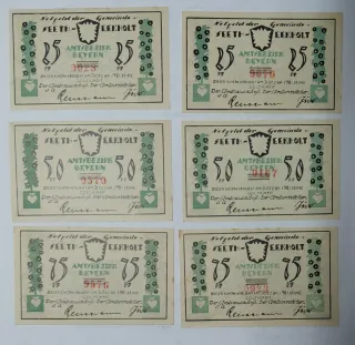 Notgeld Gemeinde Seeth-Eekholt