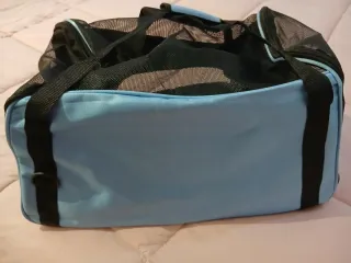 Bolsa para Mascota azul y negro