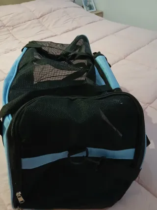 Bolsa para Mascota azul y negro