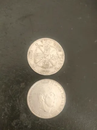 Monedas 100 Pesetas Plata