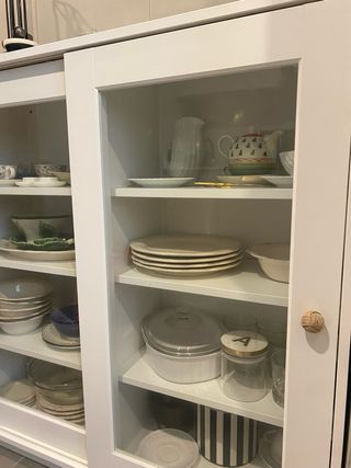 Vitrina HAUGa cristal blanco 105x116