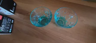 Coppia Bicchieri DaVinci Design Ugo Nespolo