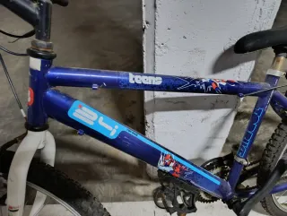 Bicicleta infantil azul