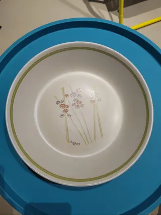 Ciotola Tiffany in ceramica decorata