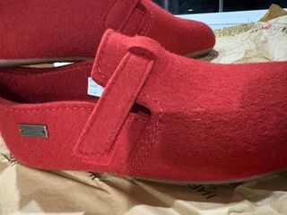 Pantofole Haflinger rosse n. 41 ortopediche