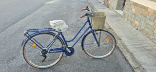Bicicleta Clásica Azul sin Uso