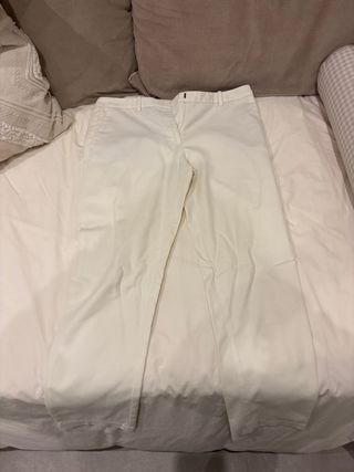 Pantalones Zara Blanco Talla 38
