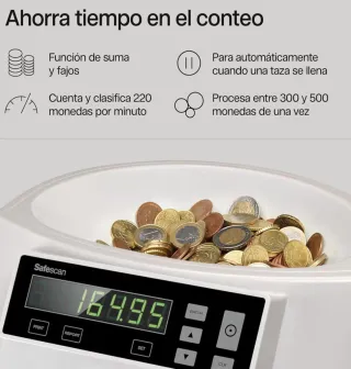 Contadora de Monedas Safescan 1250
