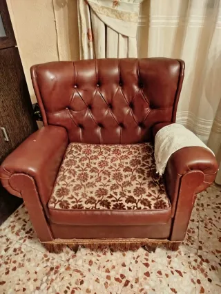 Sofá 3 plazas y 2 individuales vintage Urge venta