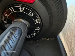 Pesa regulable con defecto