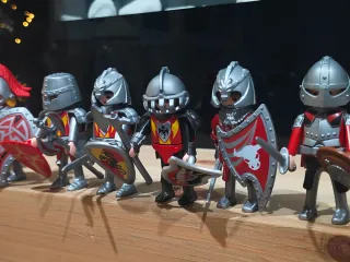 Lote 4 , Playmobil Medieval Caballeros