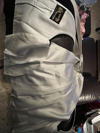 Levita Chaqué Chaleco Talla 48 Negro.Pura lana v.