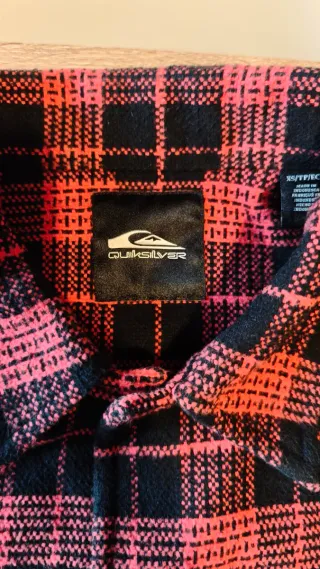 Camisa Franela Cuadros Quiksilver