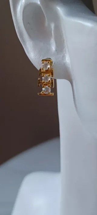 Pendientes Chapado Oro Gilco.