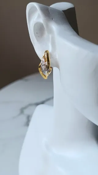 Pendientes Chapado Oro Gilco.