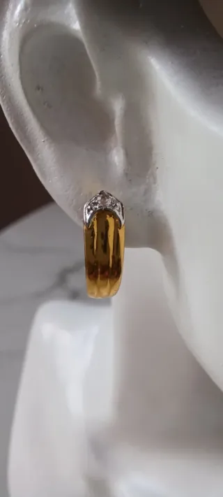 Pendientes Chapado Oro Gilco.