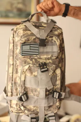 Mochila Táctica Camuflaje Digital.