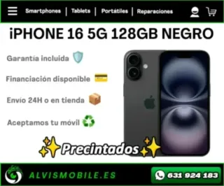 iPhone 16 128GB Nero ✨NUOVI✨