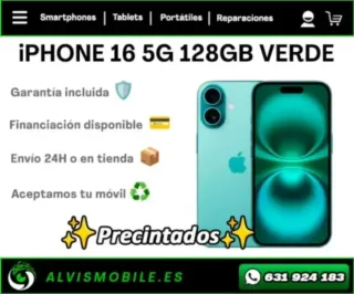 iPhone 16 128GB Verde ✨NUOVI✨