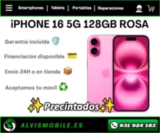 iPhone 16 128GB Rosa ✨NUOVI✨